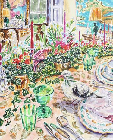 Original Impressionism Still Life Paintings by Kristen Olson Stone