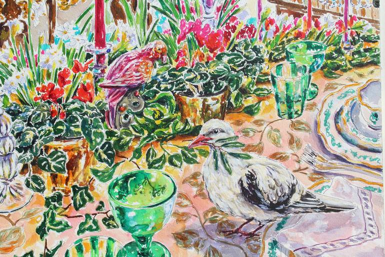Original Impressionism Still Life Painting by Kristen Olson Stone