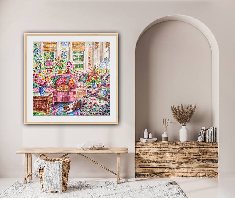 Original Realism Architecture Painting by Kristen Olson Stone