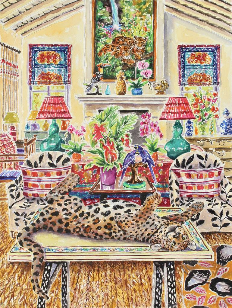 Print of Impressionism Animal Paintings by Kristen Olson Stone