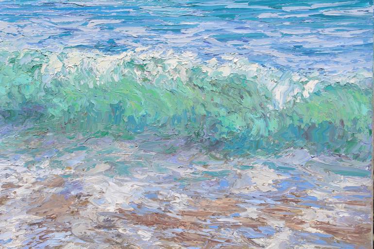 Original Impressionism Seascape Painting by Kristen Olson Stone