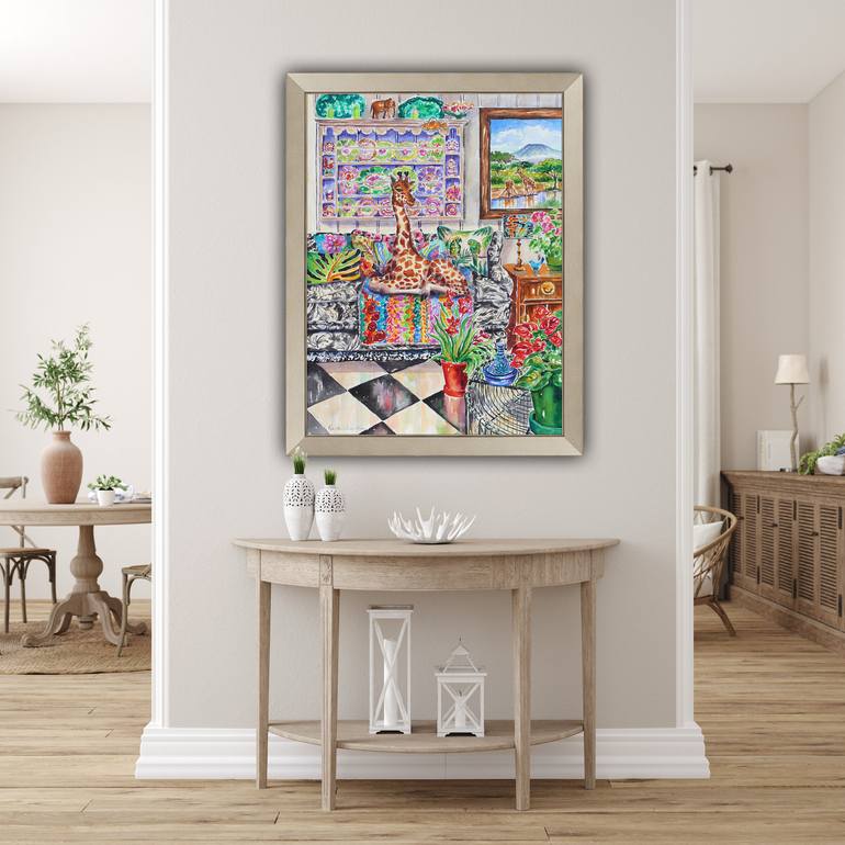 Original Impressionism Animal Painting by Kristen Olson Stone