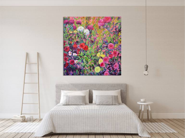 English Garden Painting by Kristen Olson Stone | Saatchi Art