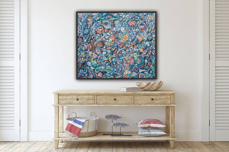 Original Impressionism Beach Painting by Kristen Olson Stone
