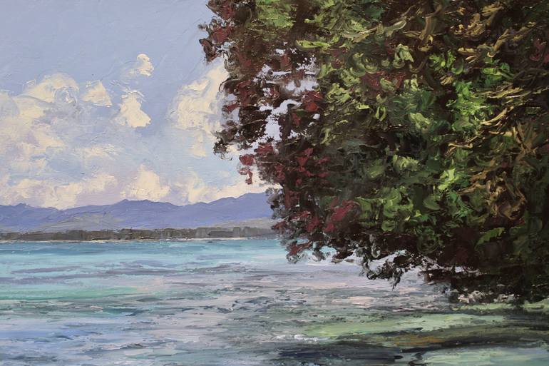Original Beach Painting by Kristen Olson Stone