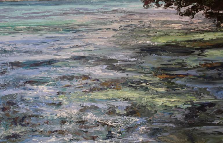 Original Fine Art Beach Painting by Kristen Olson Stone