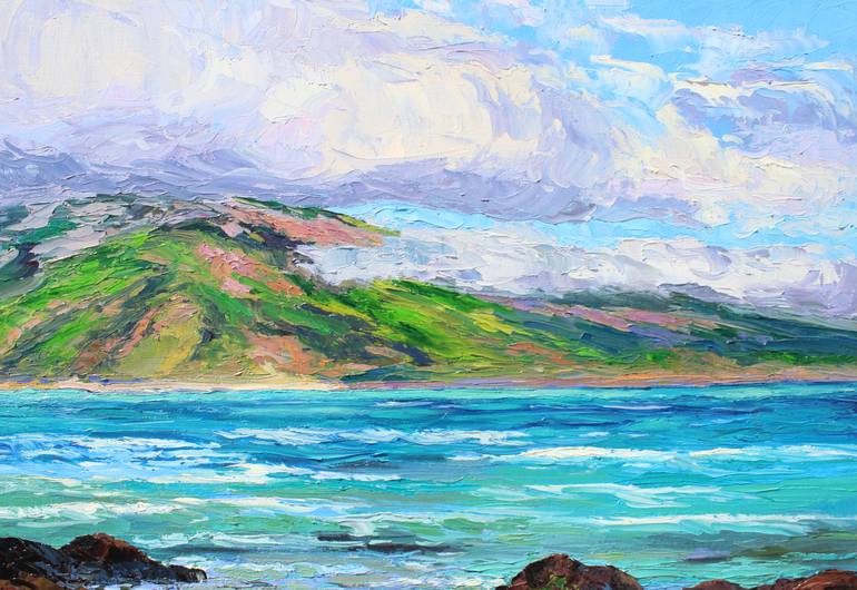 Original Impressionism Seascape Painting by Kristen Olson Stone