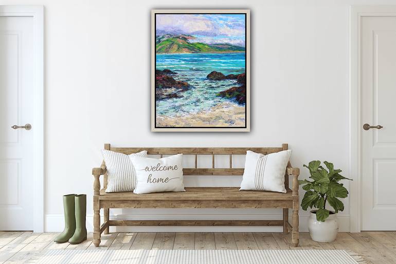 Original Impressionism Seascape Painting by Kristen Olson Stone
