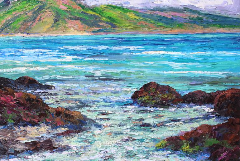 Original Impressionism Seascape Painting by Kristen Olson Stone