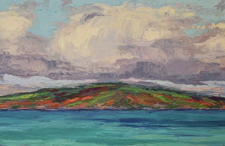 Original Impressionism Seascape Painting by Kristen Olson Stone
