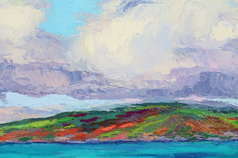 Original Impressionism Seascape Painting by Kristen Olson Stone