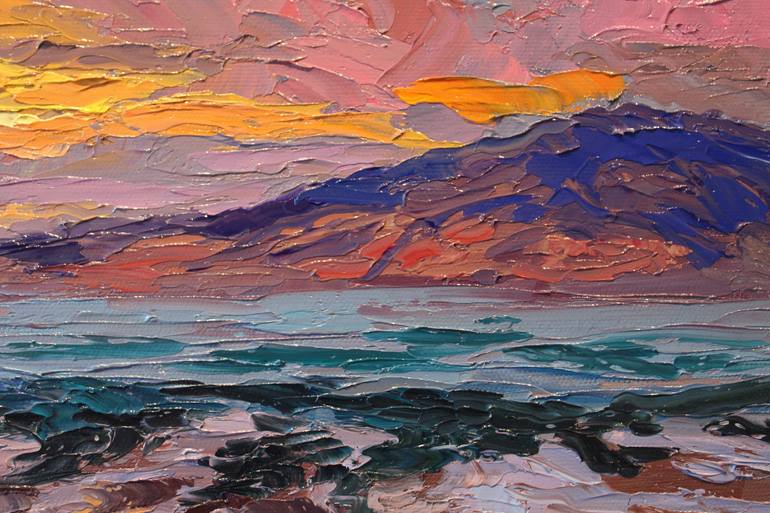 Original Expressionism Seascape Painting by Kristen Olson Stone