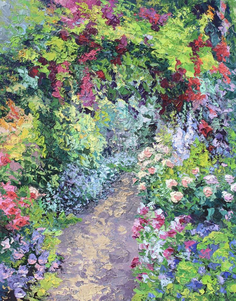 A Garden For The Queen Painting by Kristen Olson Stone | Saatchi Art