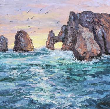 Original Impressionism Seascape Paintings by Kristen Olson Stone