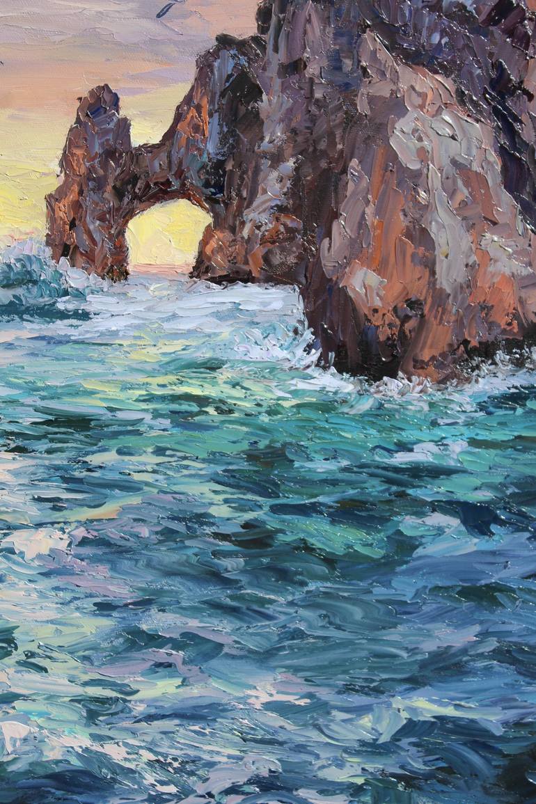 Original Impressionism Seascape Painting by Kristen Olson Stone