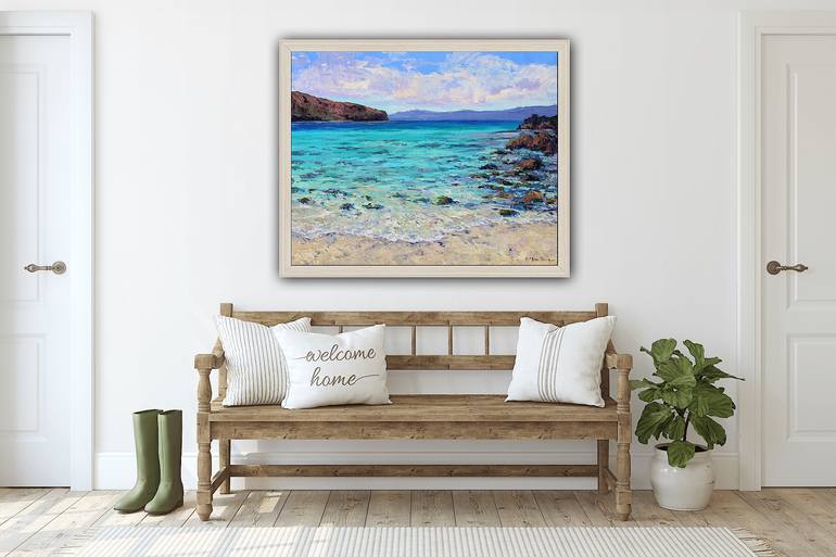 Original Impressionism Seascape Painting by Kristen Olson Stone