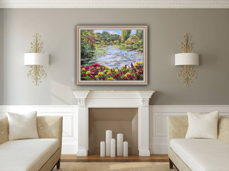 Original Impressionism Landscape Painting by Kristen Olson Stone