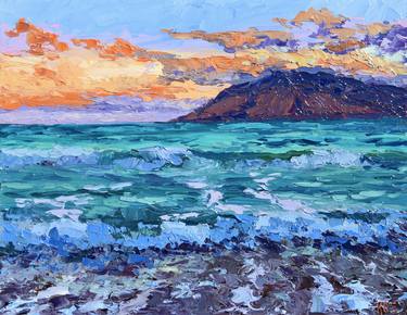 Original Impressionism Seascape Paintings by Kristen Olson Stone