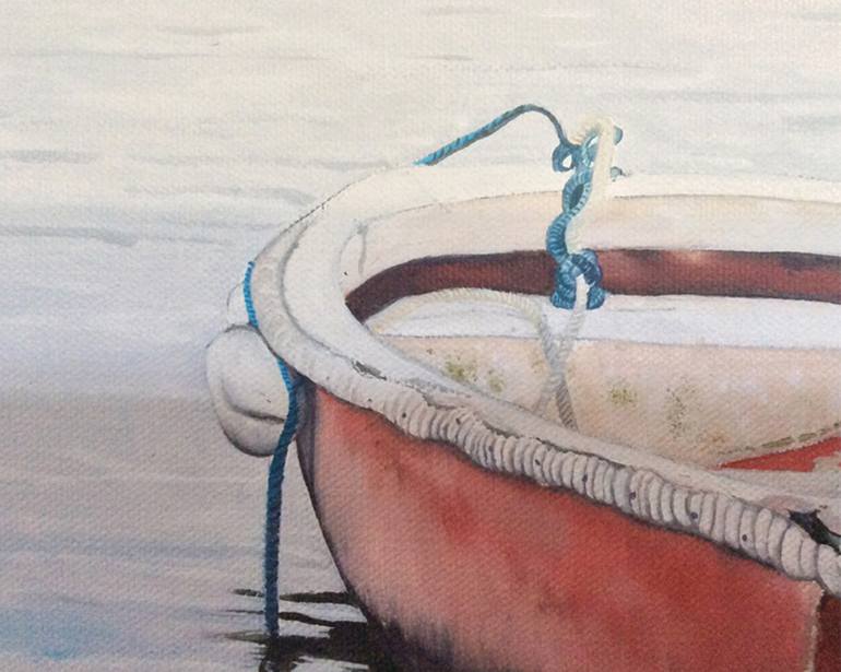 Original Fine Art Boat Painting by Teri Paquette