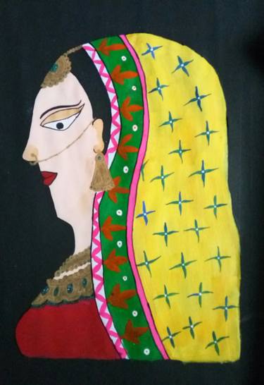 Print of Portrait Paintings by mitalkumari Patel