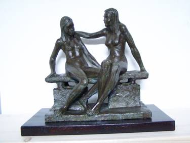 Original Realism Nude Sculpture by Paolo Camporese