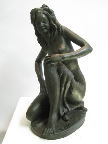 Original Realism Nude Sculpture by Paolo Camporese