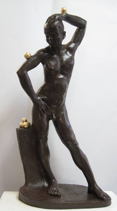 Original Realism Nude Sculpture by Paolo Camporese