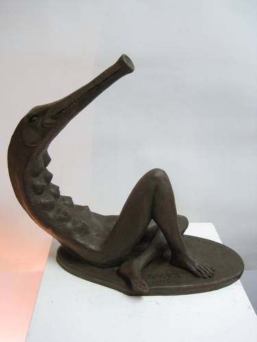 Original Expressionism Fantasy Sculpture by Paolo Camporese
