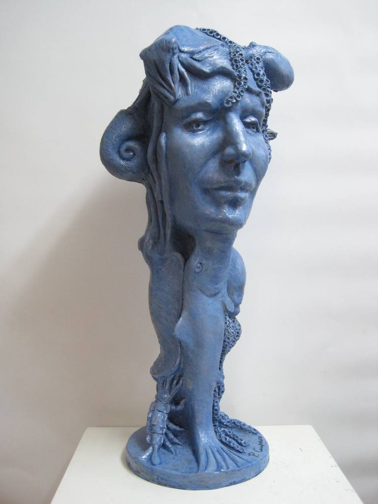 Original Surrealism Fantasy Sculpture by Paolo Camporese