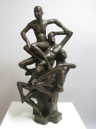 Original Figurative Men Sculpture by Paolo Camporese