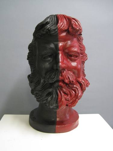 Original Portraiture Men Sculpture by Paolo Camporese