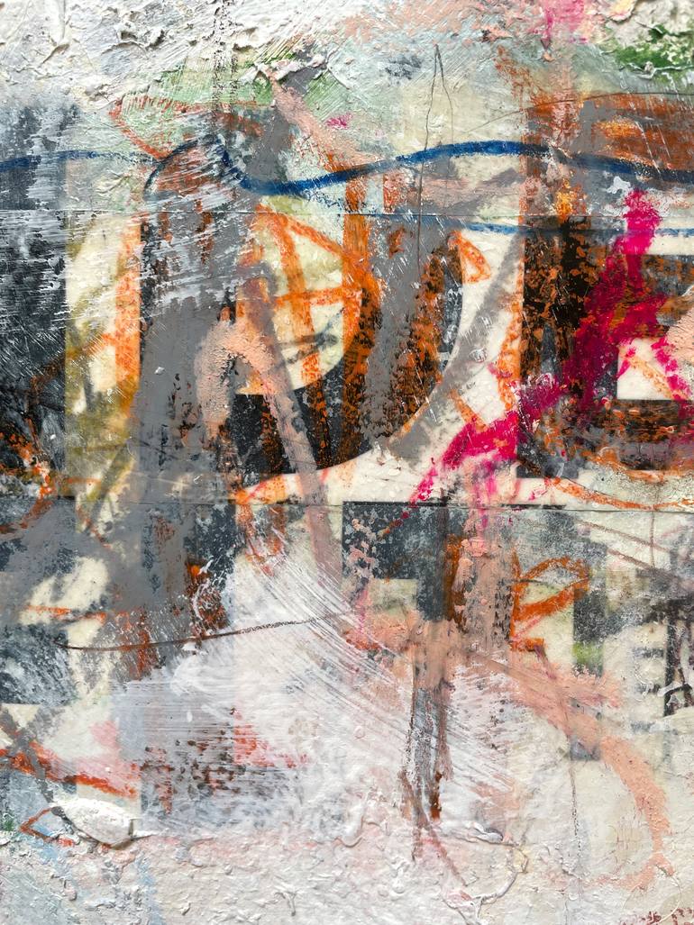 Original Abstract Expressionism Abstract Mixed Media by Stefan Heyer