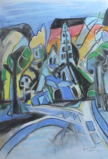 Original Modern Abstract Painting by Sonja Osiecki