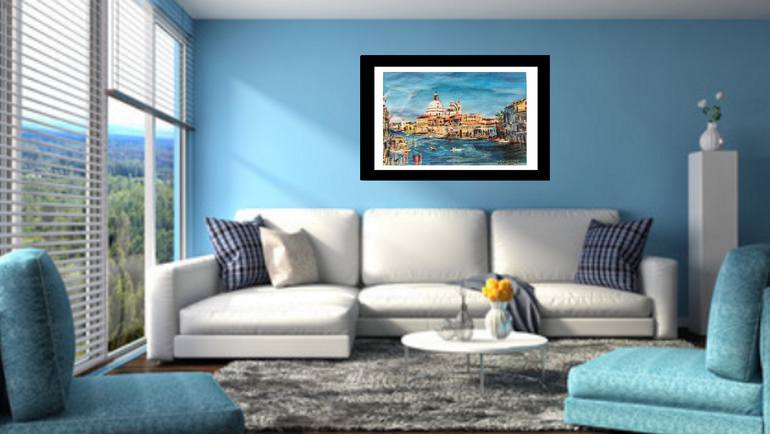 Original Abstract Cities Painting by Sonja Osiecki