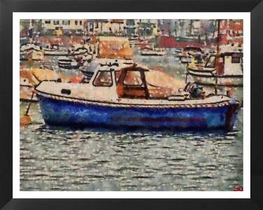 Print of Impressionism Boat Paintings by Sonja Osiecki