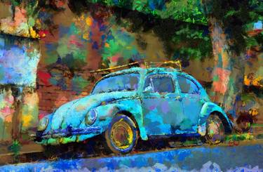 Print of Car Paintings by Sonja Osiecki