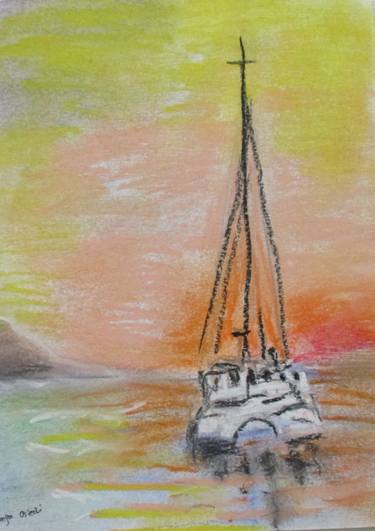 Print of Boat Paintings by Sonja Osiecki