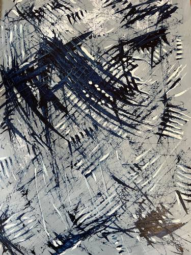 Original Abstract Expressionism Abstract Painting by Michael Clague
