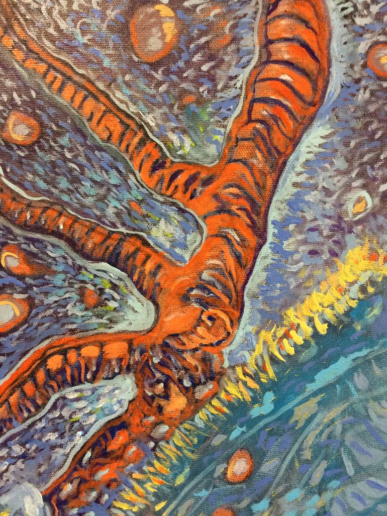 Original Conceptual Abstract Painting by Michael Clague