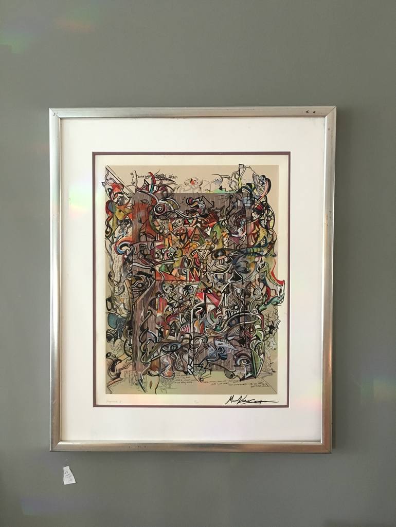 Original Modern Abstract Drawing by Maria Cooper