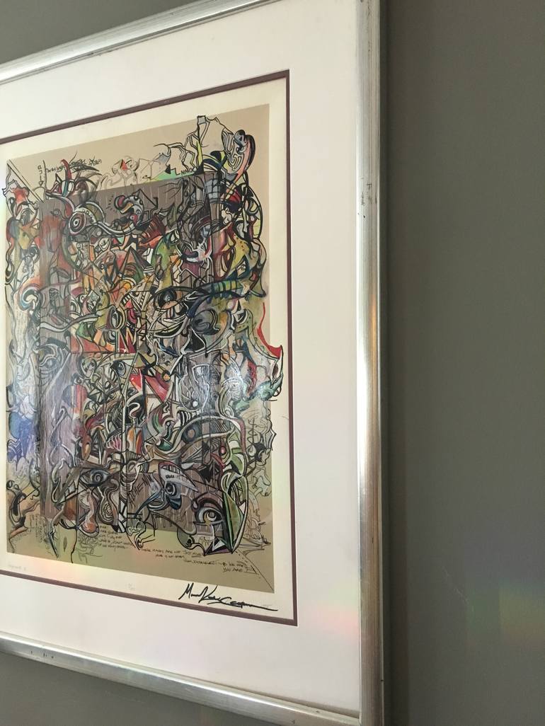 Original Modern Abstract Drawing by Maria Cooper