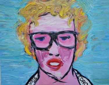 Original Figurative Pop Culture/Celebrity Paintings by Claudia Porter