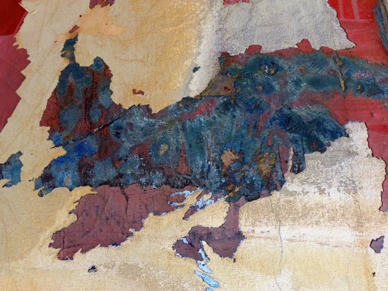 Original Abstract Expressionism Landscape Painting by Frederic Charcot