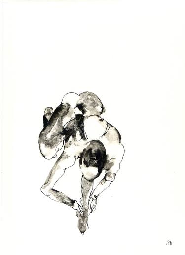 Original Expressionism Body Drawings by frederic charcot
