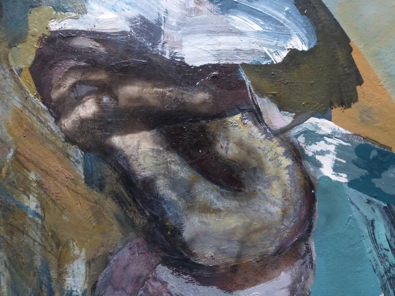 Original Expressionism Portrait Painting by Frederic Charcot