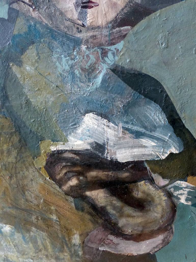 Original Expressionism Portrait Painting by Frederic Charcot