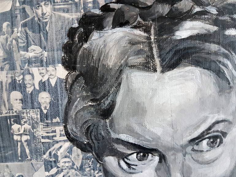 Original Figurative Cinema Painting by Frederic Charcot