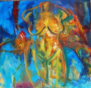 Original Abstract Expressionism Abstract Paintings by JUVID ART