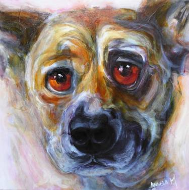 Original Expressionism Animal Painting by Angela Mulligan