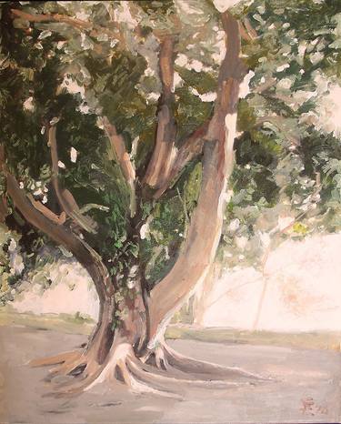 Original Figurative Tree Paintings by Shayne Chester